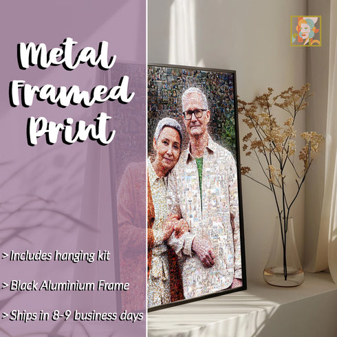 Custom Photo Mosaic from Your Photos | Unique Gift – AtelierMosaics